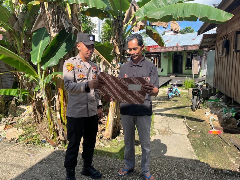 Personel Polsek Dushil Gencar Sampaikan Terkait Larangan Penambangan Tanpa Izin Dengan Warga