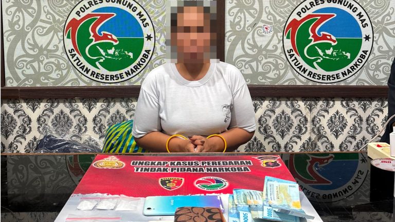 Terungkap di Tewai Baru! Satnarkoba Polres Gunung Mas Ringkus Perempuan Terduga Pengedar Sabu