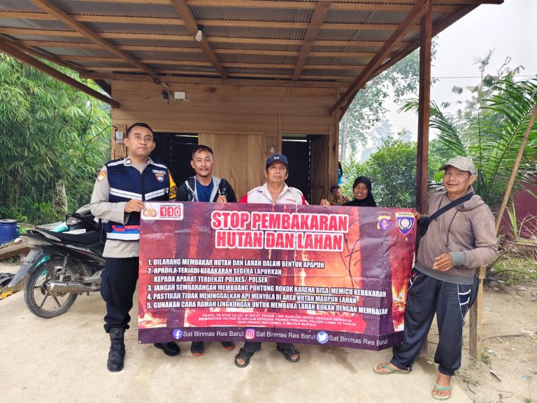 Cegah Karhutla Jelang Musim Kemarau, Polres Barito Utara Gencarkan Sosialisasi dan Penyuluhan Hukum ke Masyarakat