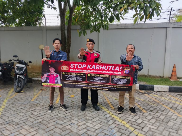 Polres Barito Utara Intensifkan Sosialisasi Maklumat Kapolda Kalteng dan Antisipasi Dampak El Nino