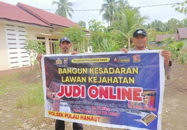 Bhabinkamtibmas Sambangi Warga, Berikan Himbauan Bahaya Judi Online