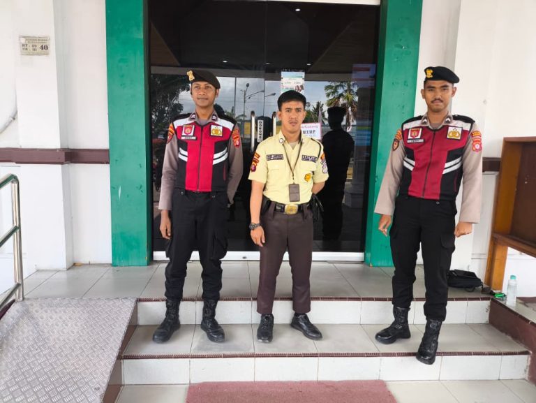 Bank Kalteng Cabang Sukamara Jadi Sasaran Patroli, Sat Samapta Perkuat Pencegahan Kejahatan Perbankan