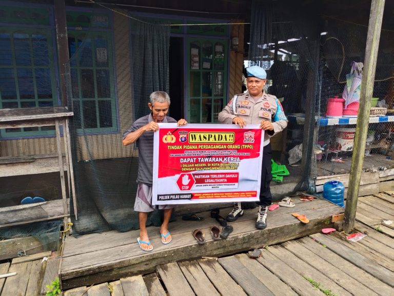 Polsek Pulau Hanaut Gelar Sosialisasi TPPO Untuk Meningkatkan Kepedulian dan Kewaspadaan Masyarakat