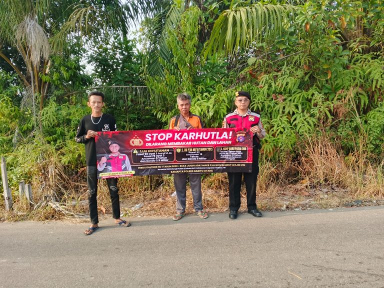 Polres Barito Utara Gencarkan Sosialisasi Maklumat Kapolda Kalteng dan Imbauan Antisipasi El Nino