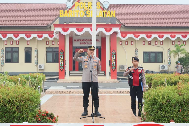 Apel Jam Pimpinan, Kapolres Pamit Diri dan Tekankan Berikan Pelayanan Terbaik Bagi Masyarakat