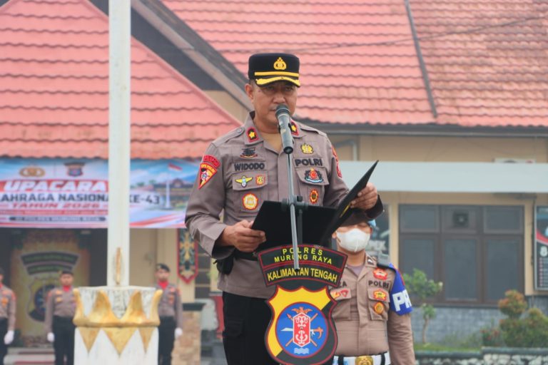 Polres Murung Raya Peringati Haornas ke-43, Wakapolres Ajak Personel Jadikan Olahraga Sebagai Bagian Dari Gaya Hidup
