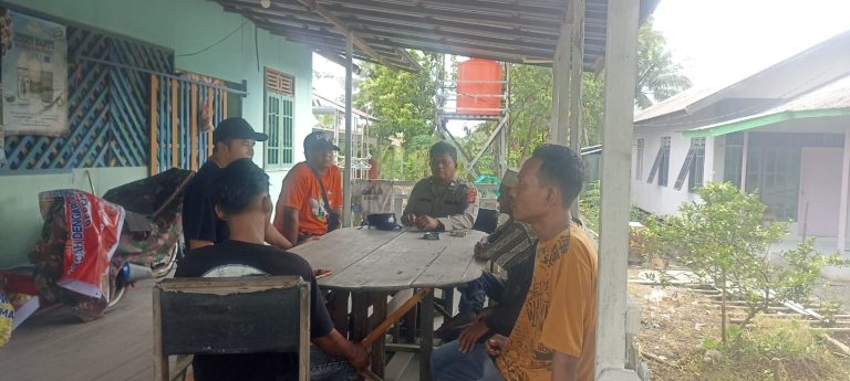 Jaga Kamtibmas Polsek Basarang Rutin Patroli Dialogis