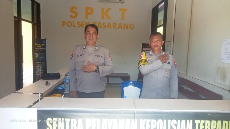 Tingkatkan Kewaspadaan Personil Polsek Basarang Giat Siaga Mako