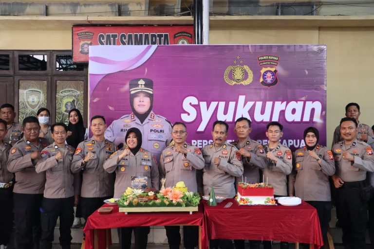 Pererat Kebersamaan, Polres Kapuas Gelar Syukuran Untuk Personel Yang Ulang Tahun Bulan Agustus