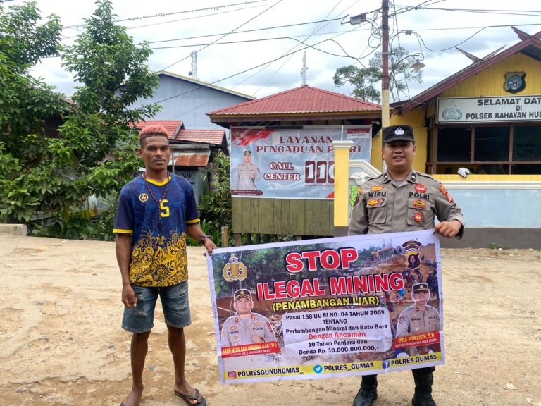 Warisi Alam Lestari, Personel Polsek Kahulut Sosialisasikan Pemanfaatan Lahan yang Bijak
