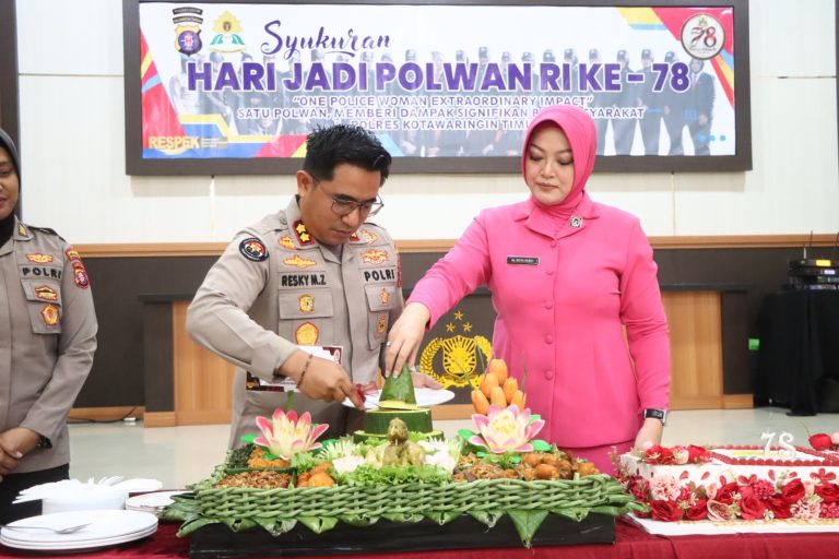 Syukuran Hari Jadi Polwan Ke-78 Digelar di Polres Kotim