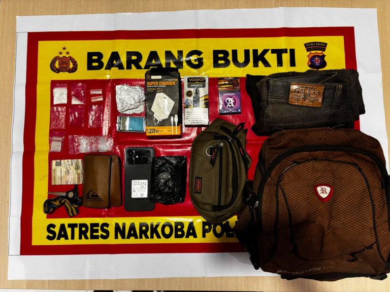 Sabu 5,20 Gram Ditemukan, Polisi Amankan Pria di Kebun Sawit Mantangai