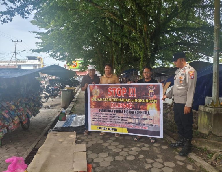 Jaga Udara Tetap Segar, Polsek Kurun Masifkan Sosialisasi Anti-Karhutla