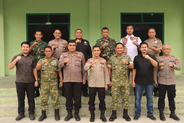 Pererat Sinergitas, Polres Barito Utara Gelar Kunjungan Silaturahmi ke Kodim 1013/Mtw