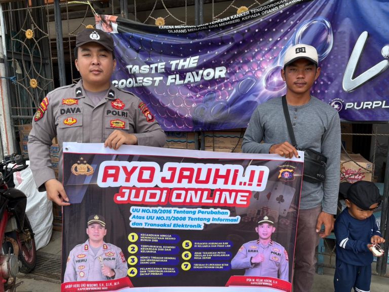 Masyarakat Produktif, Polsek Rungan Ajak Warga Perangi Narkoba dan Judi