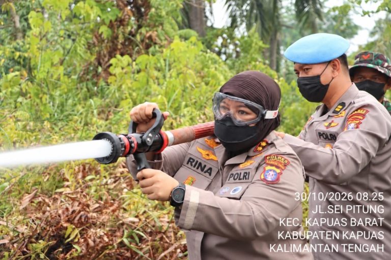 Jaga Alam dan Cegah Karhutla, Kapolres Kapuas Perkuat Green Policing Bersama Masyarakat