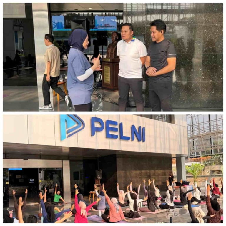 BRI x Pelni Gelar Yoga Session, Perkuat Sinergi dan Wujudkan Work Life Balance