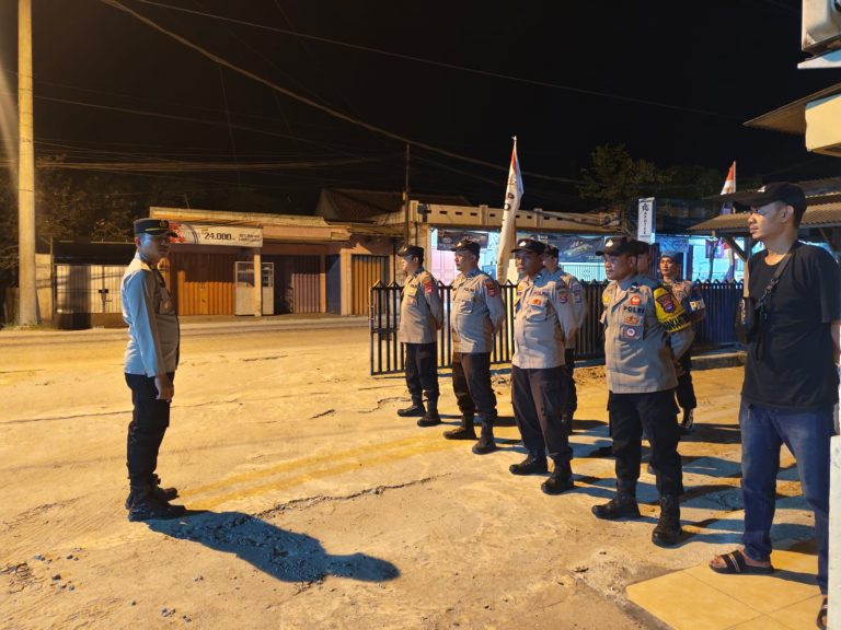 Tagas, Kapolsek Cimarga Polres Lebak Pimpin Apel KRYD