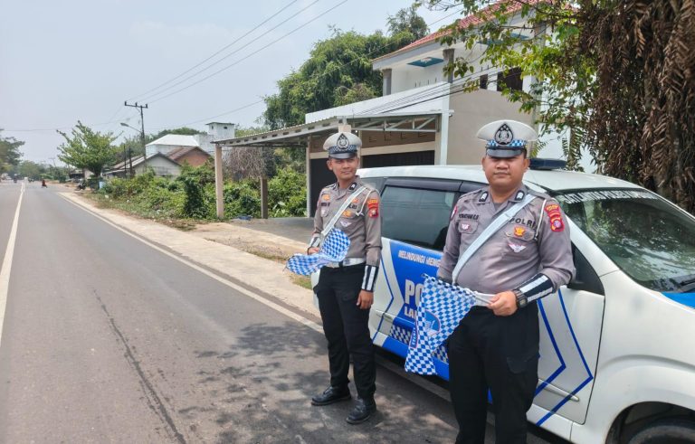Antisipasi Lakalantas, Satlantas Polres Kapuas Pantau Arus Lalu Lintas Lingkar Luar Kota