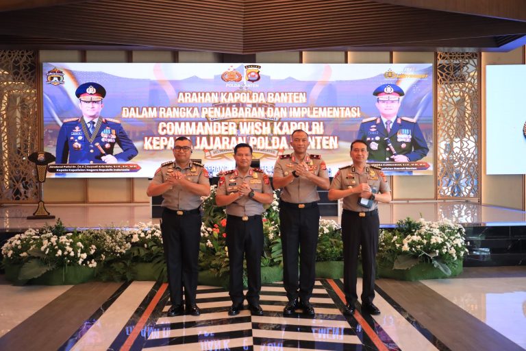 Kapolda Banten Sampaikan Commander Wish Kapolri “Polisi Bersama Masyarakat”