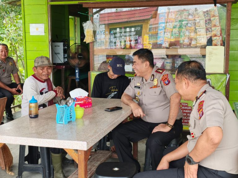Wujudkan Program Polisi Bersama Masyarakat, Plh Kapolres Murung Raya Kunjungi Warga Kel. Puruk Cahu