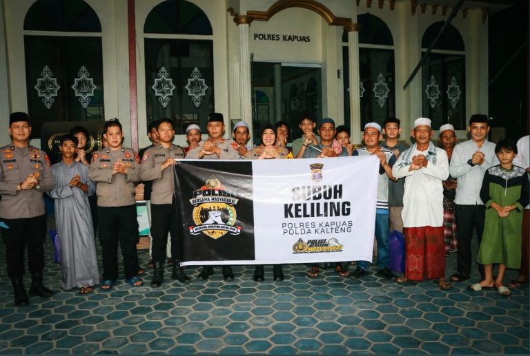 Subuh Keliling, Kapolres Kapuas Perkuat Silaturahmi dan Jaga Kamtibmas