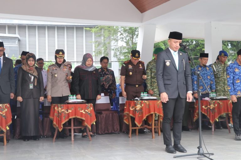 Kapolres Lebak dan Forkopimda Hadiri Upacara Peringatan Hari Sumpah Pemuda ke-98 di Alun-alun Rangkasbitung