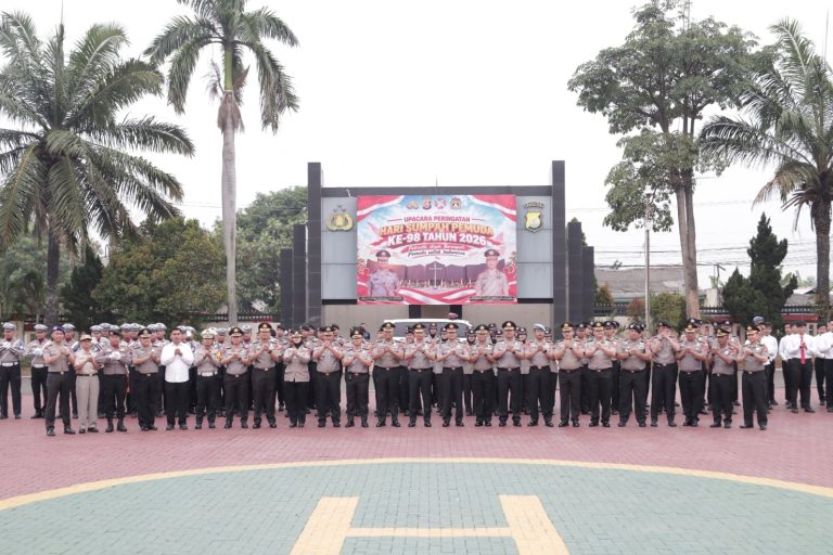 Polda Banten Gelar Upacara Hari Sumpah Pemuda ke-98, Wakapolda Ajak Pemuda Jadi Generasi Patriotik, Gigih, dan Berempati