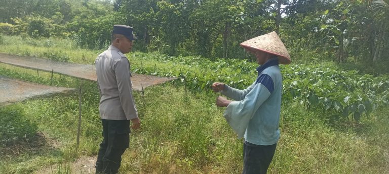Polsek Basarang Dukung Ketahanan Pangan Untuk Program Makan Bergizi