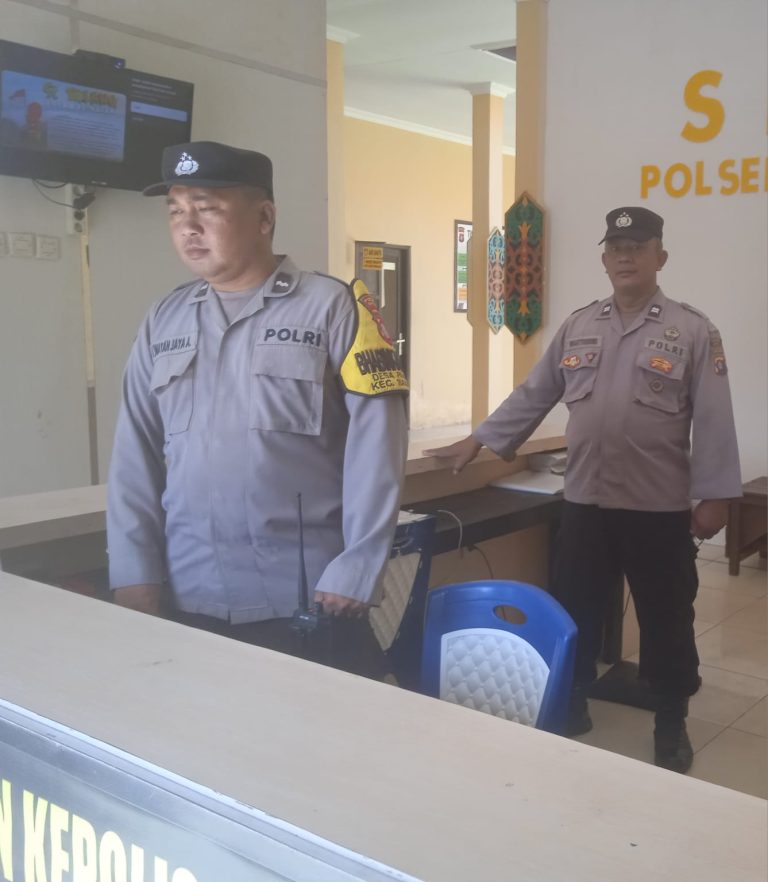 Tingkatkan Kewaspadaan Personil Polsek Basarang Giat Siaga Mako
