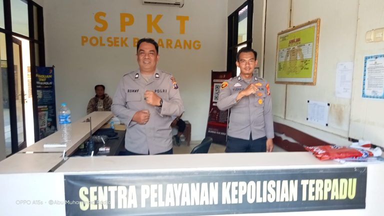 Tingkatkan Kewaspadaan Personil Polsek Basarang Giat Siaga Mako