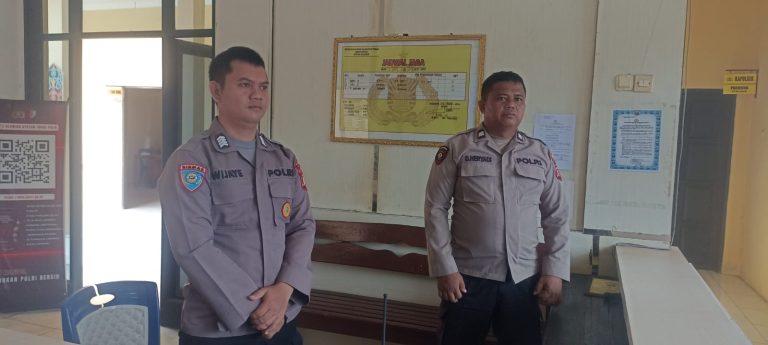 Tingkatkan Kewaspadaan Personil Polsek Basarang Giat Siaga Mako