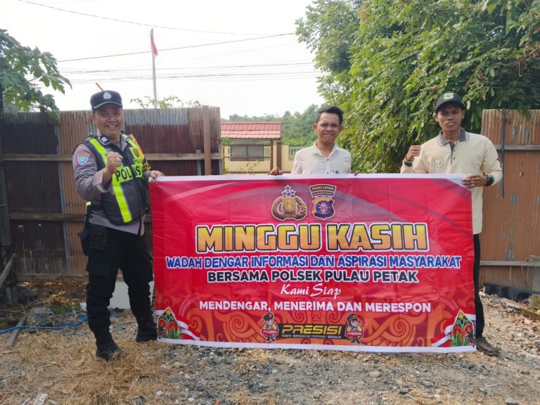 POLDA KALTENG/POLRES KAPUAS/POLSEK PULAU PETAK GELAR GIAT “MINGGU KASIH”
