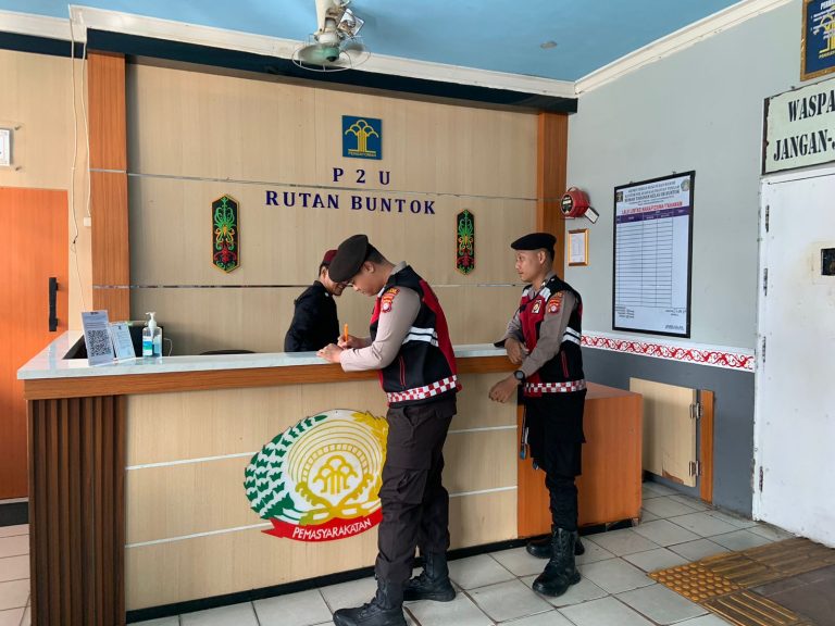 Antisipasi Kamtibmas, Satsamapta Polres Barsel Sambangi Rumah Tahanan Kelas IIB Buntok