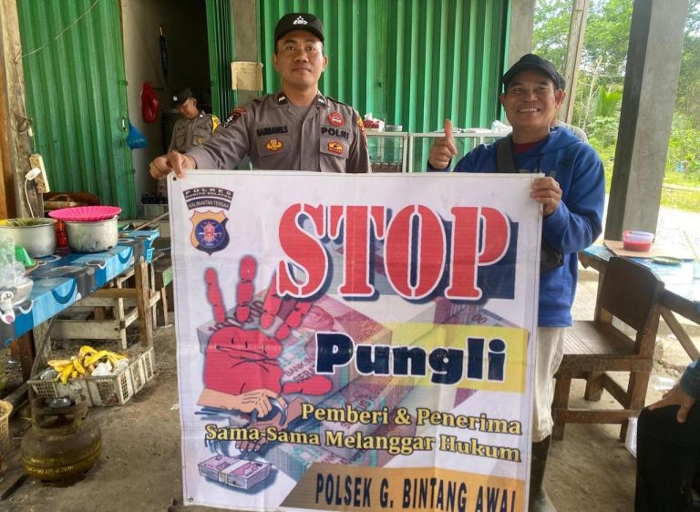 Berantas Pungli, Personel Polsek GBA Gencarkan Imbauan Dengan Warga