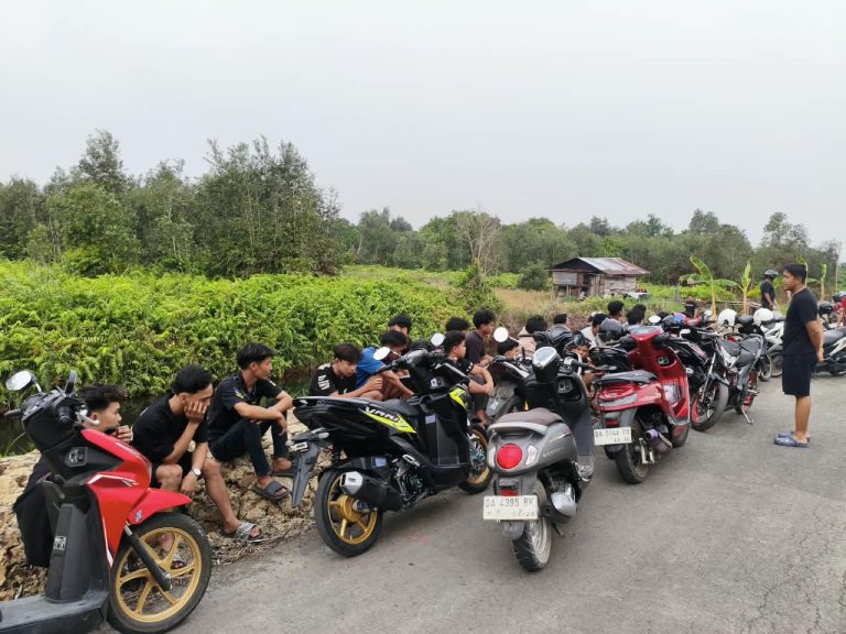 Satlantas Polres Kapuas Tindak 23 Pelanggar, Tekan Balap Liar dan Knalpot Brong