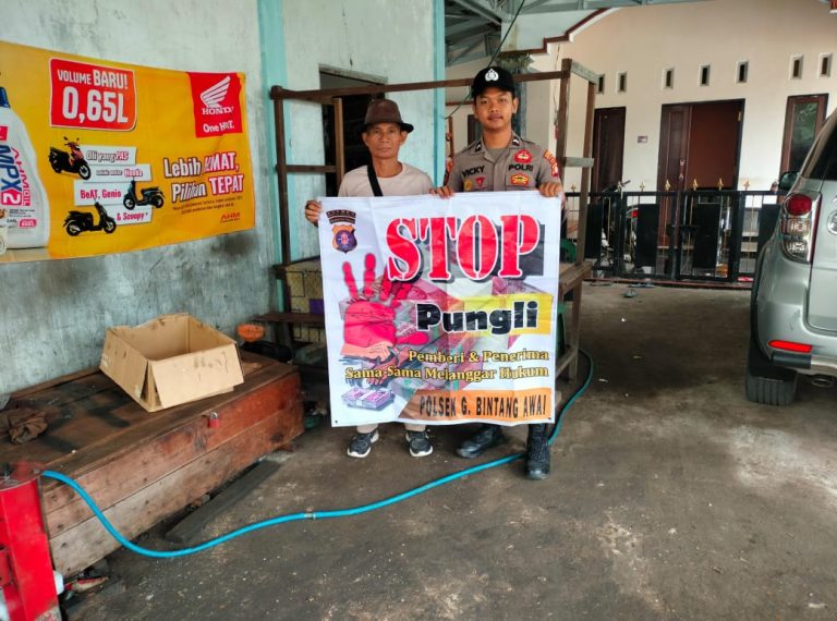Berantas Pungli, Personel Polsek GBA Gencarkan Imbauan Dengan Warga