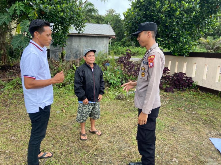 Cegah Penambangan Ilegal, Personel Polsek Dushil Gencar Imbau Masyarakat Warga Masyarakat