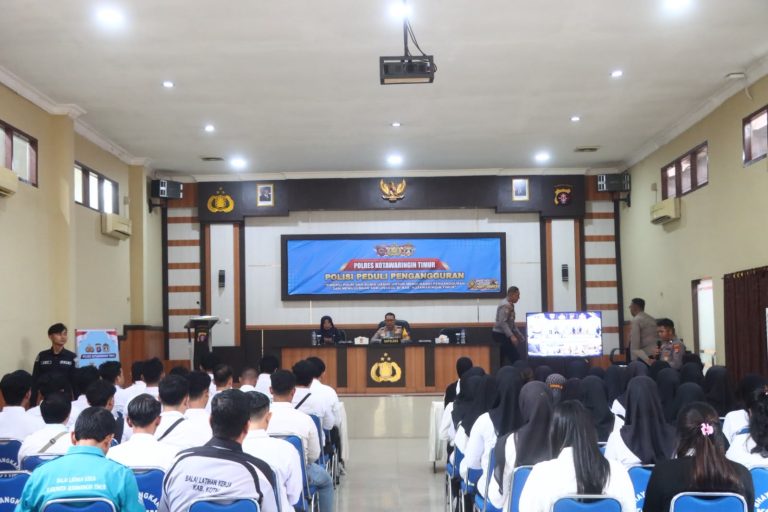 Polres Kotim Peduli Pengangguran, Sinergi Polri dan Dunia Usaha Wujudkan SDM Unggul